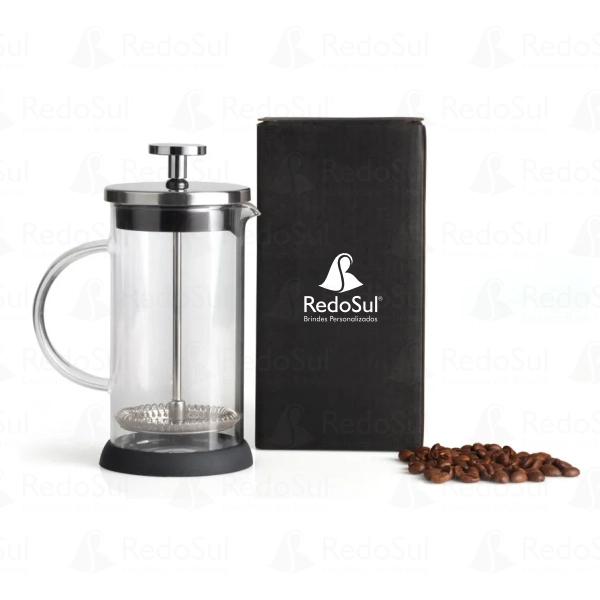 Cafeteira Francesa personalizada em vidro de 350 ml
