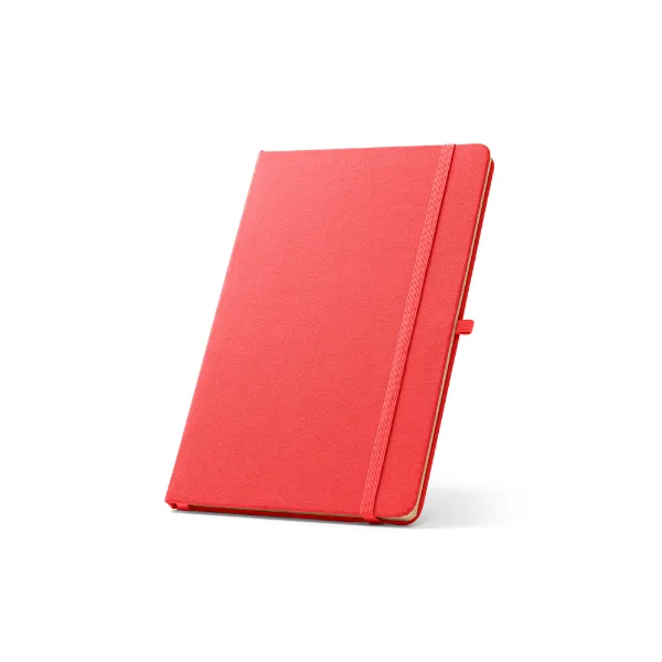 Caderno personalizado de capa dura em poliéster totalmente reciclado