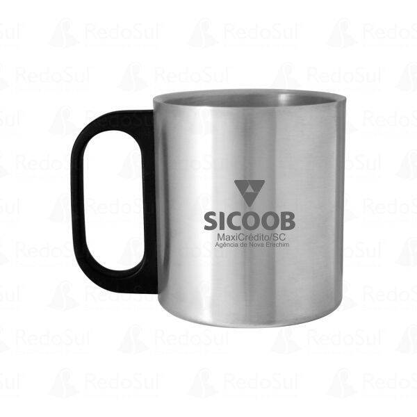 Caneca Personalizada em Inox 180 ml