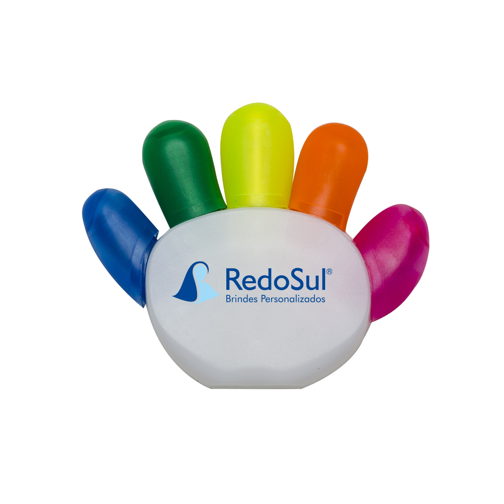 RD 7612230-Caneta Marca texto personalizada em formato de mão