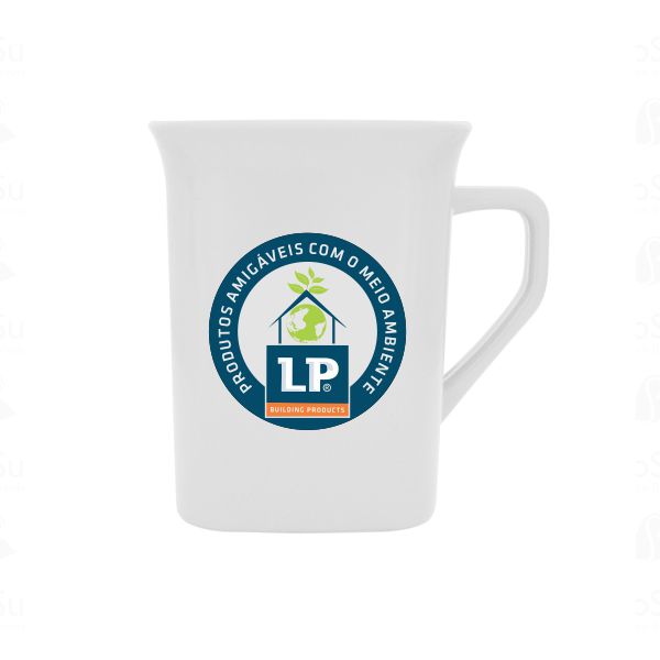  RD 8121505-Caneca quadrada personalizada de 250 ml Plástica