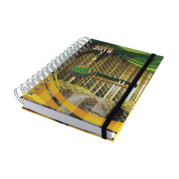 RD 8105226-Agenda Personalizada capa dura em cromia