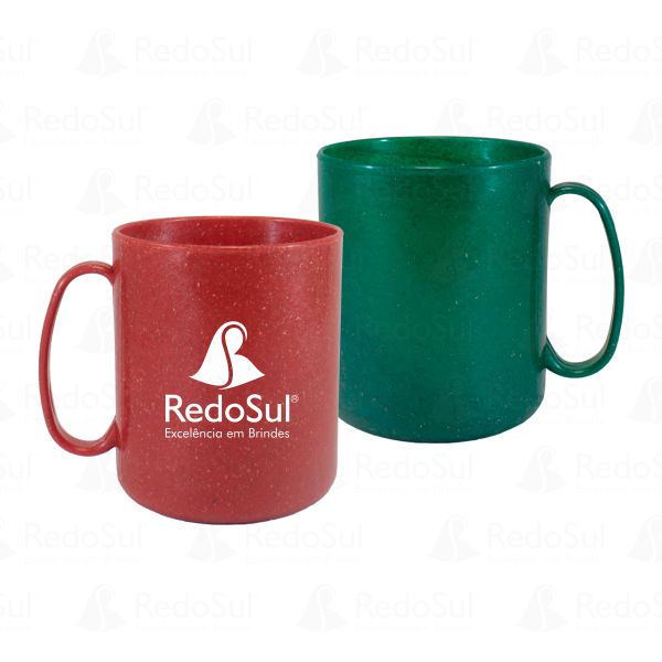 Caneca Redonda Personalizada Green Colors 400 ml