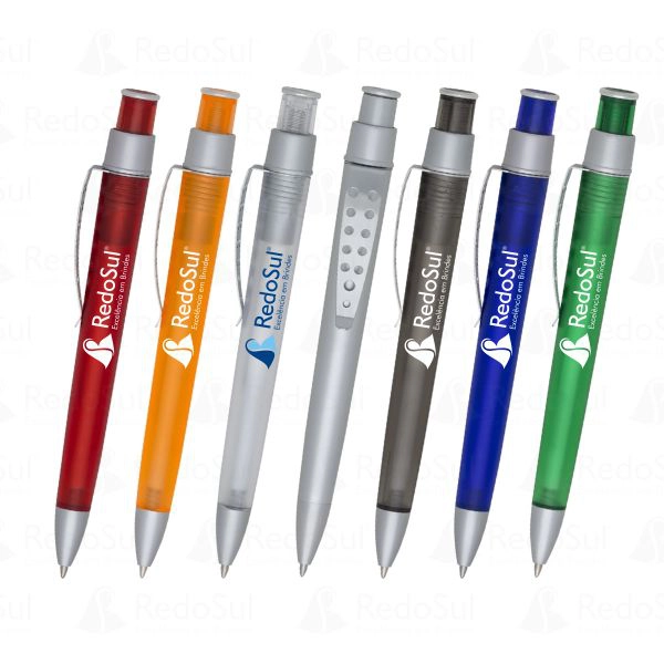 RD 204-Caneta Personalizada Plástica