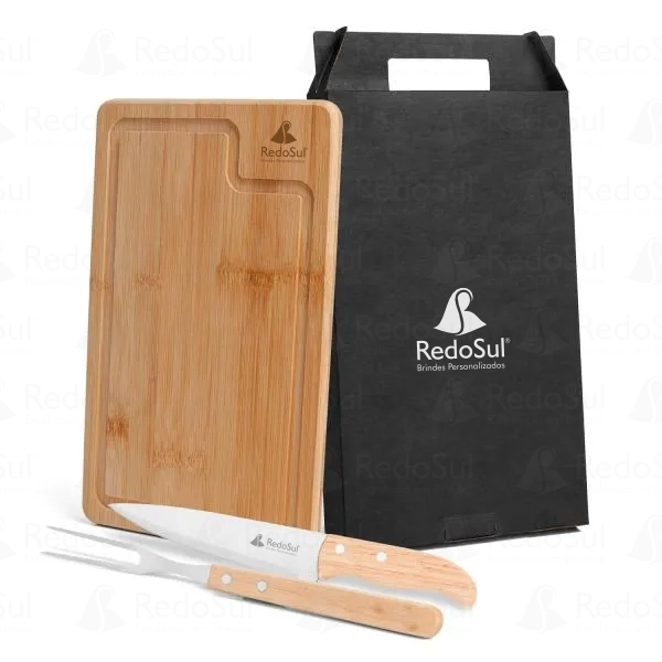 RD 7019066-Kit Churrasco Personalizado com 3 Pecas