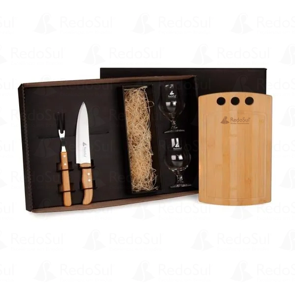 RD 7090017-Kit Churrasco personalizado 5 peças RD 7090017-Kit Churrasco personalizado 5 peças
