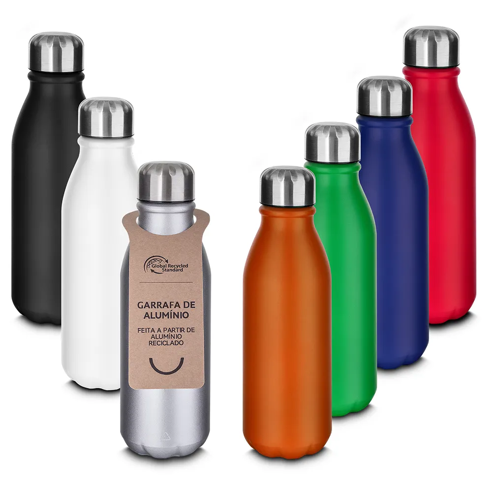 Garrafa de alumínio personalizada 500 ml