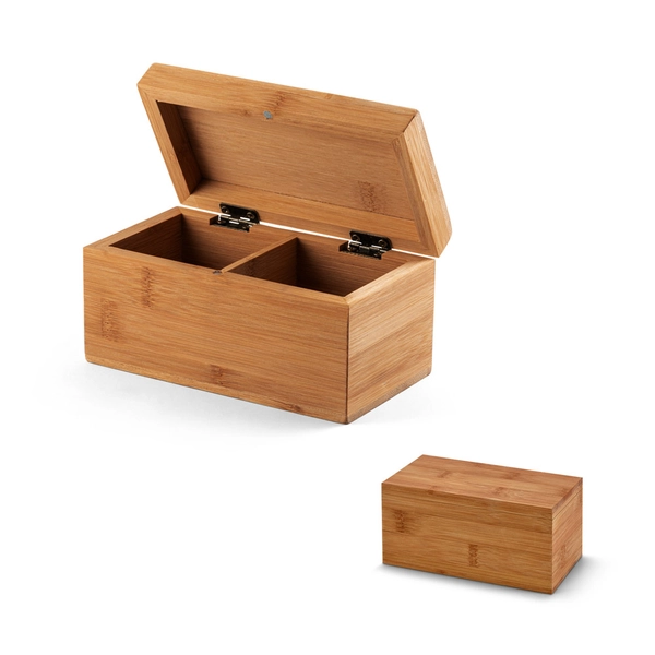 RD 93977-Caixa personalizada de chás em bambu