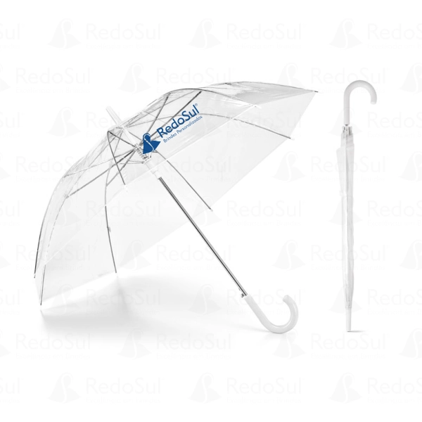 RD 99143-Guarda-Chuva Personalizado Transparente