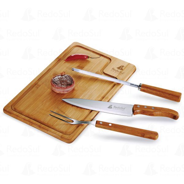 RD 7004103-Kit churrasco de Bambu Personalizado