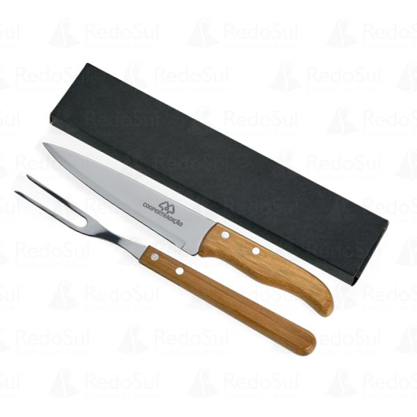 RD 7090403-Kit Churrasco Personalizado com 2 Peças