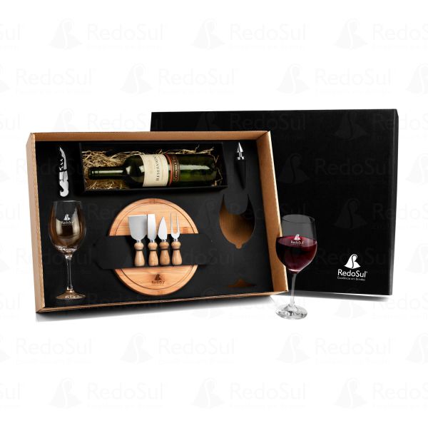 RD 7090007-Kit Queijo e Vinho Personalizado